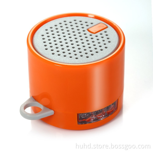 Popular portable mini bluetooth speaker with phone stand and LED torch light